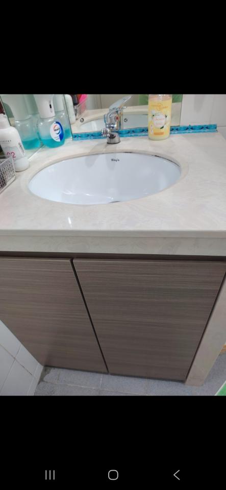 洗手盆安裝工作照片