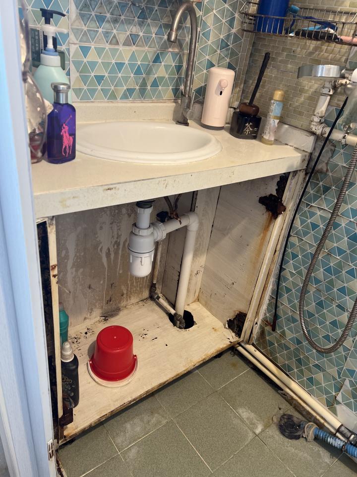 洗手盆安裝工作照片