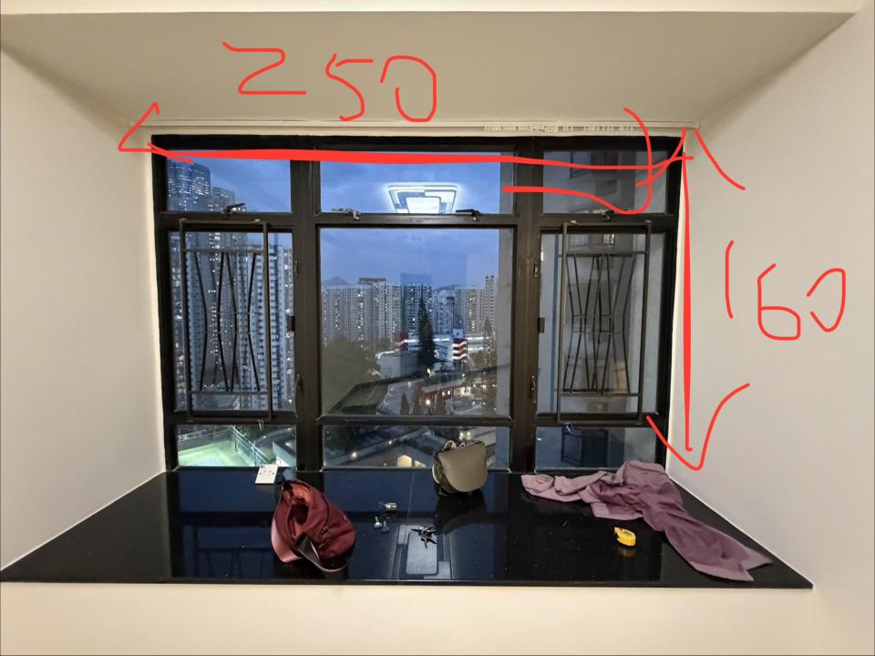 窗簾安裝工作照片