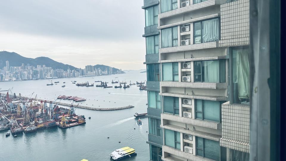 玻璃清潔工作照片