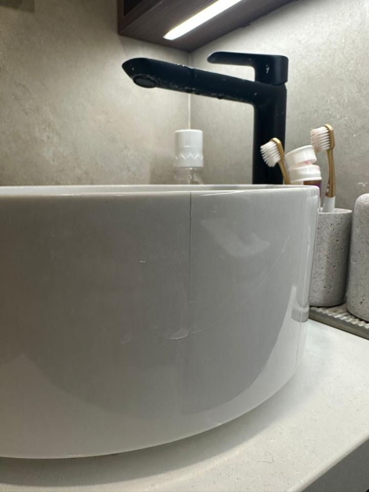 洗手盆安裝工作照片