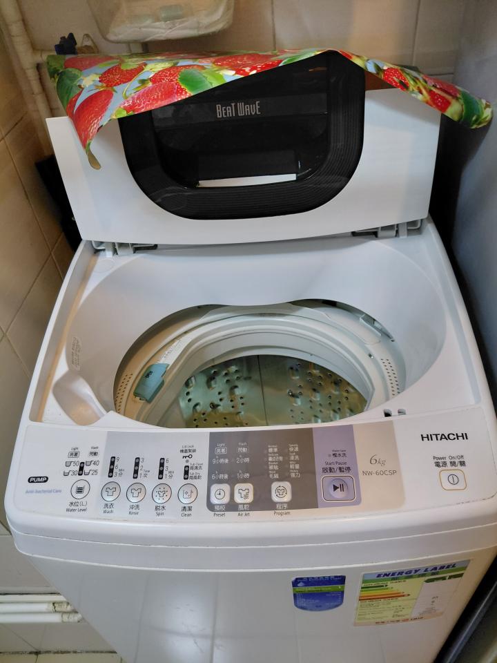 洗衣機清洗工作照片