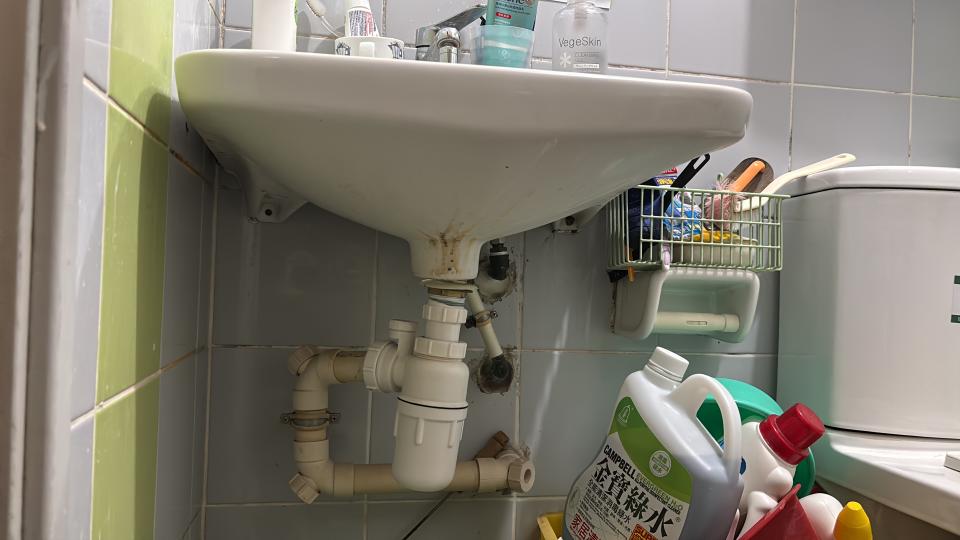 洗手盆安裝工作照片