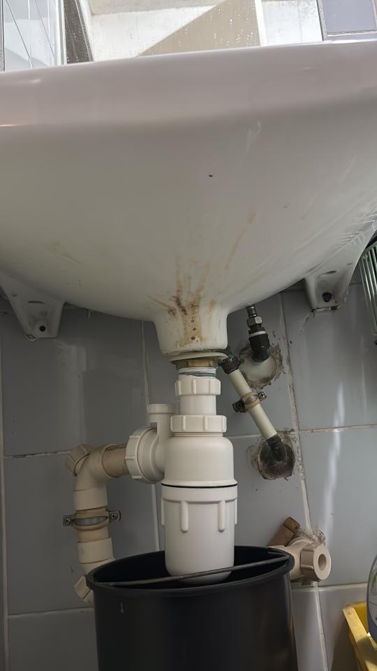 洗手盆安裝工作照片