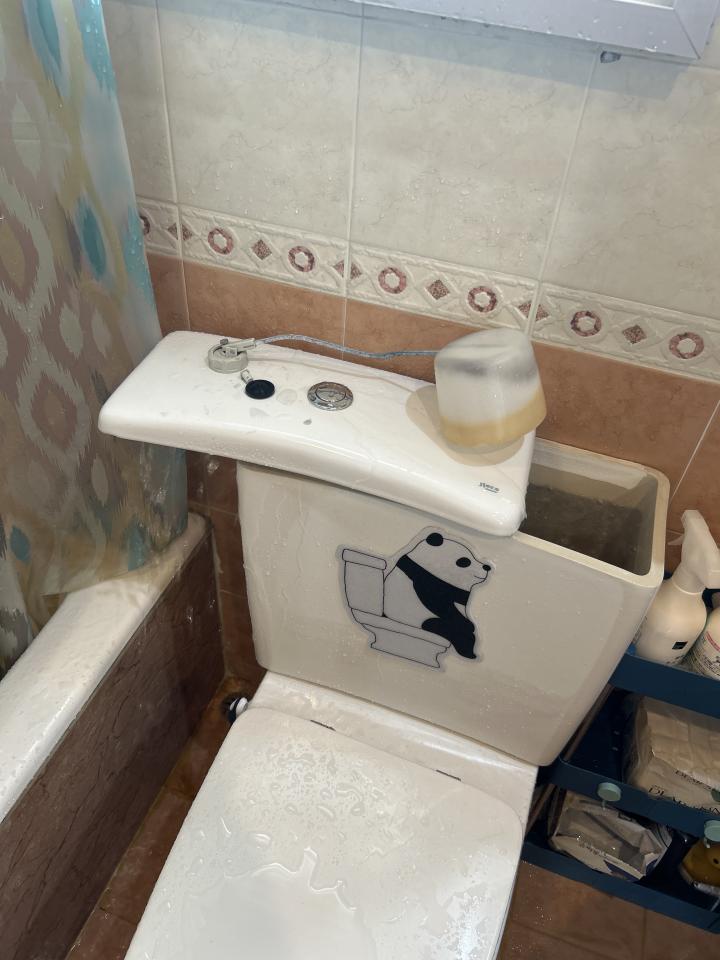 馬桶安裝工作照片