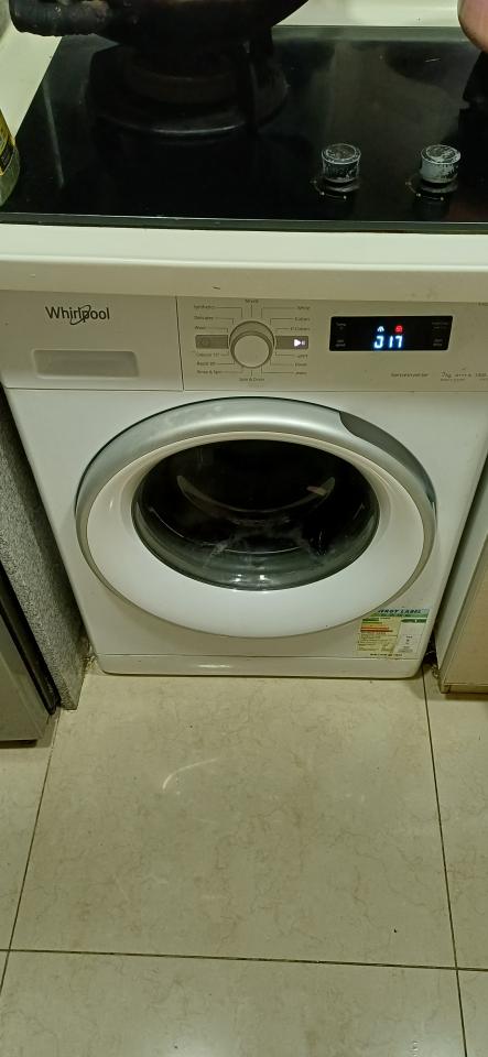 洗衣機清洗工作照片