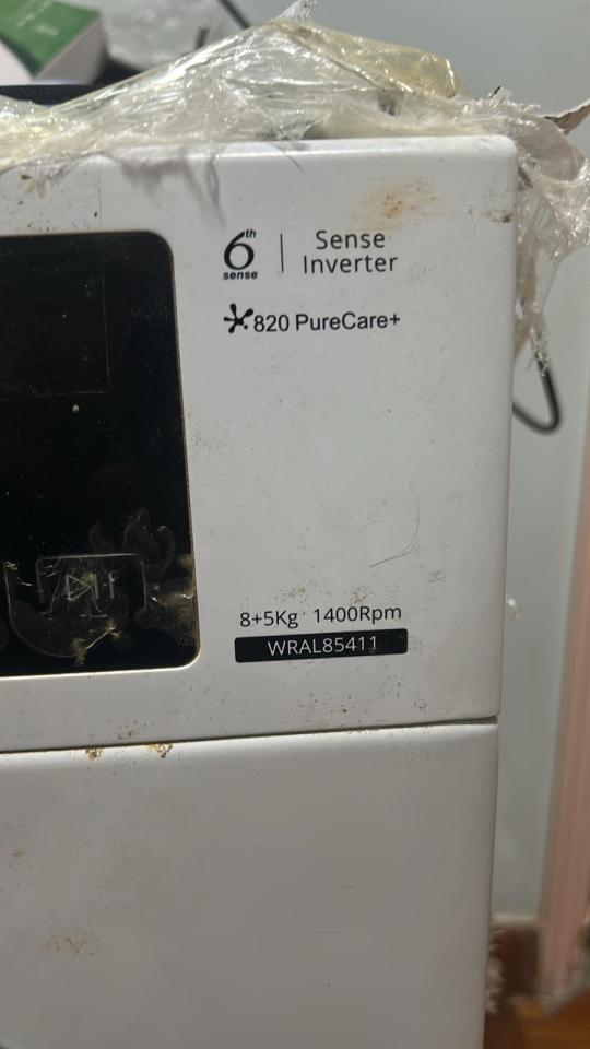 洗衣機清洗工作照片