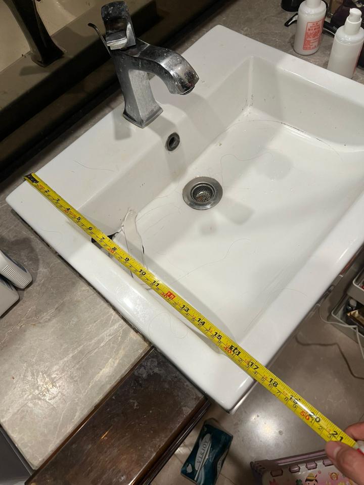 洗手盆安裝工作照片