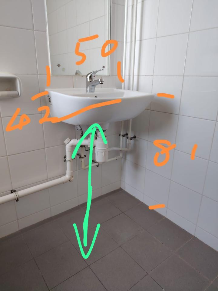 洗手盆安裝工作照片