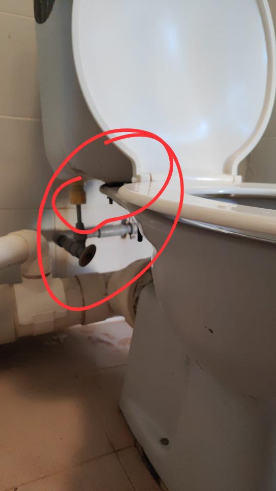 馬桶安裝工作照片