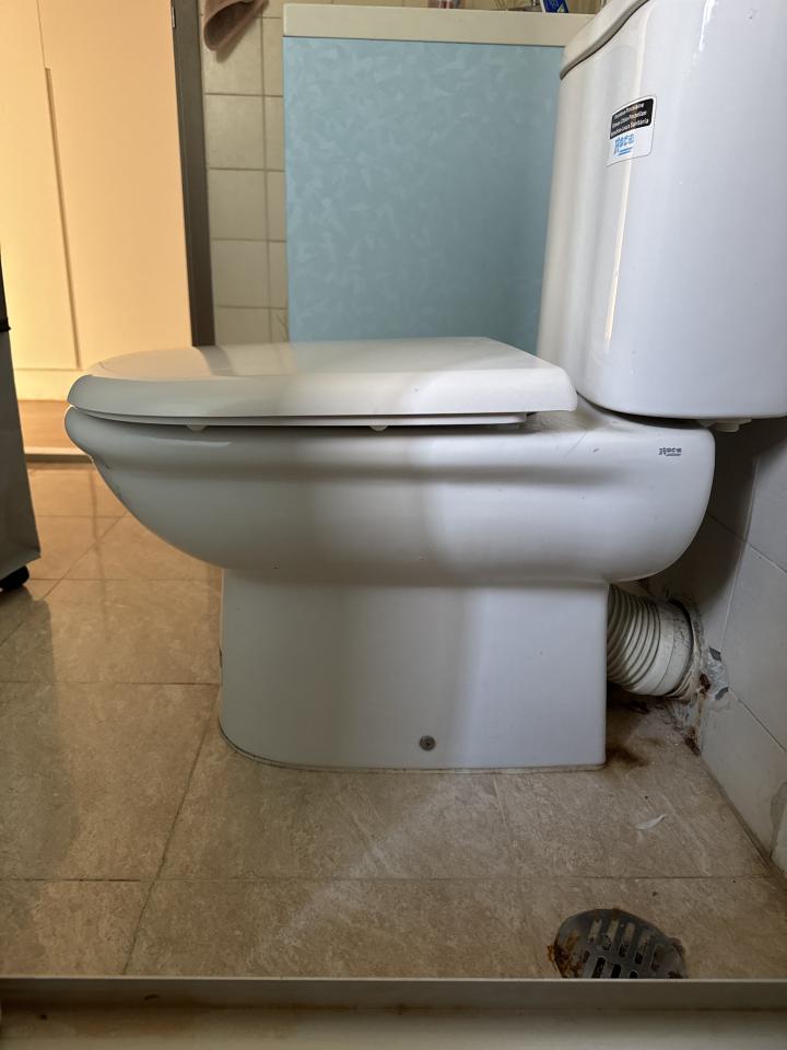 馬桶安裝工作照片