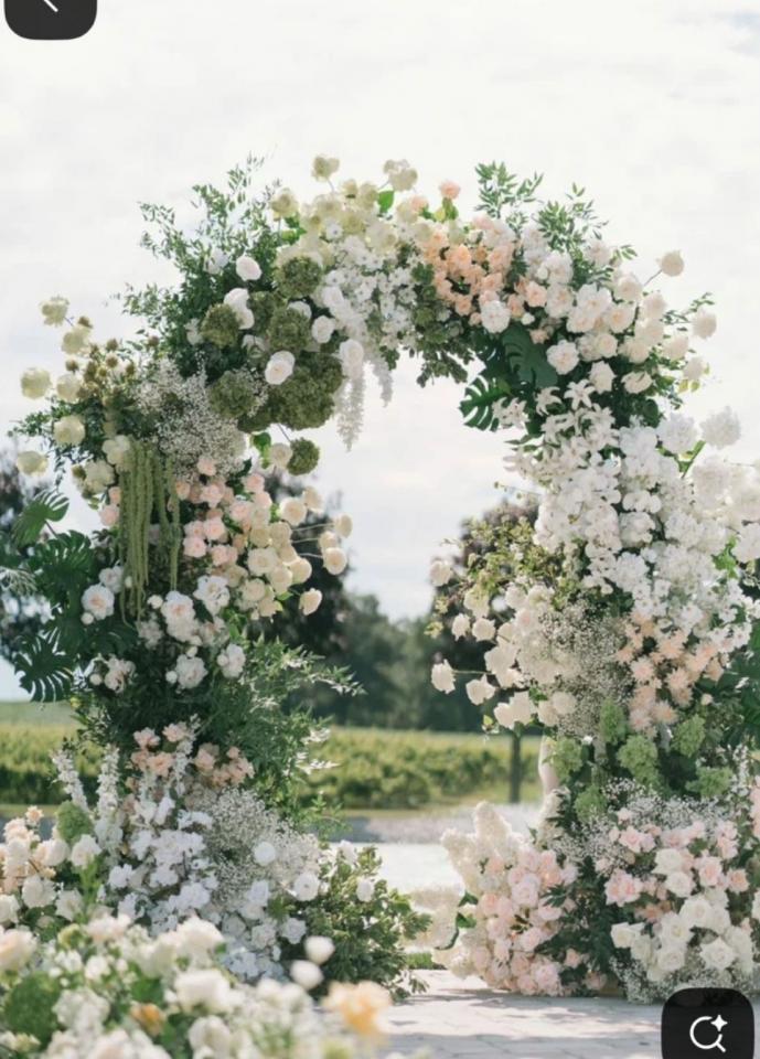 婚禮佈置工作照片