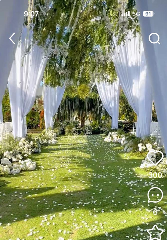 婚禮佈置工作照片