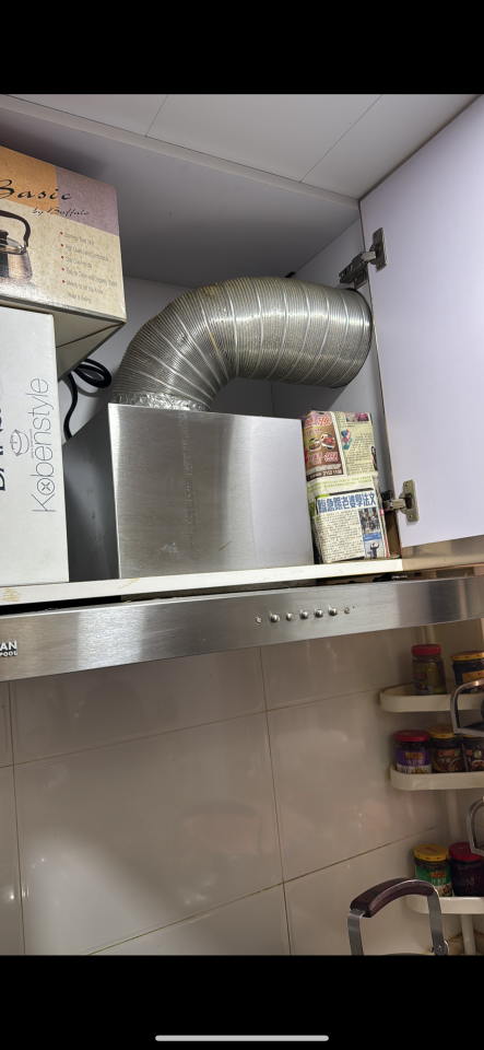 抽油煙機清洗工作照片