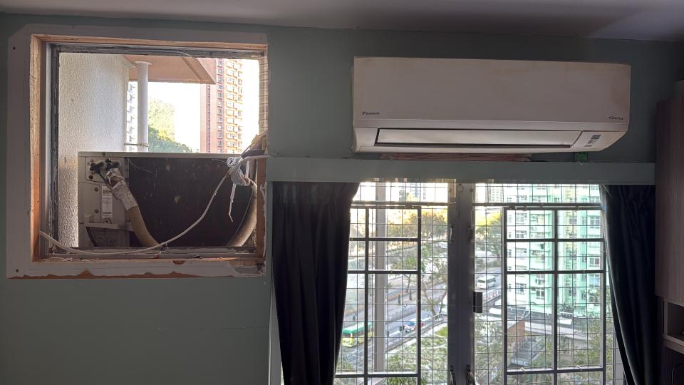 冷氣安裝工作照片