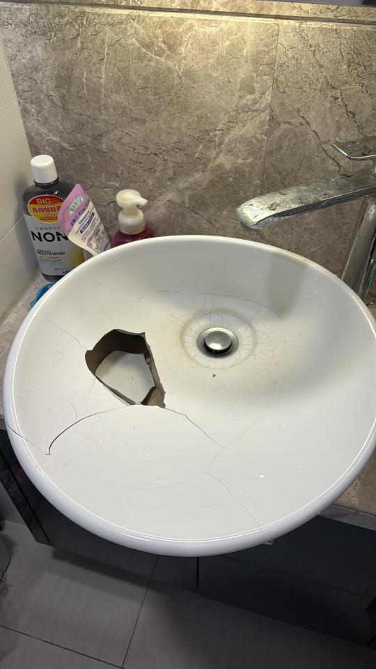 洗手盆安裝工作照片
