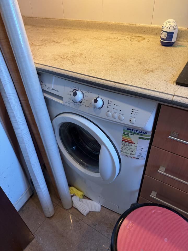 洗衣機清洗工作照片