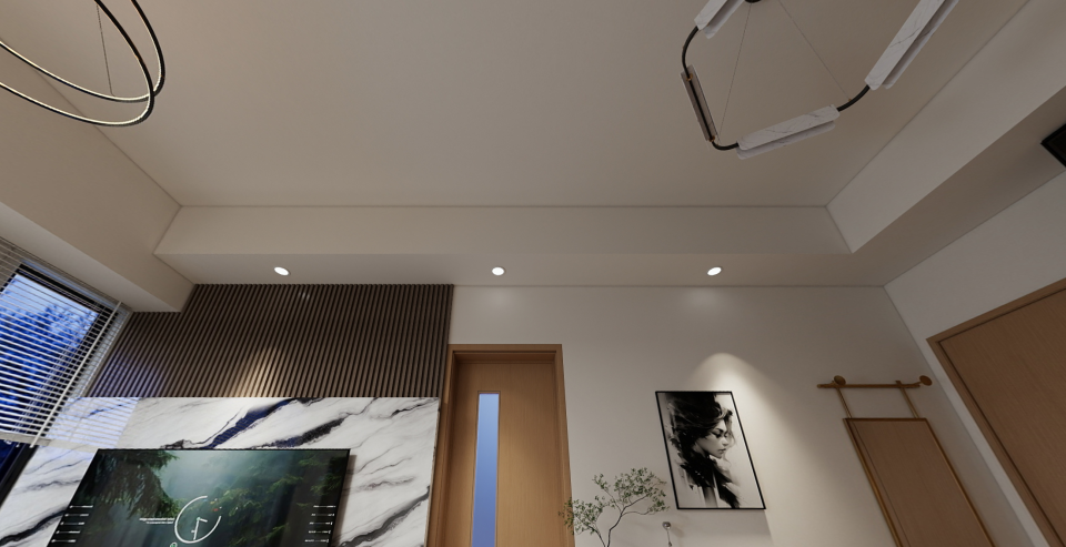 天花工程工作照片