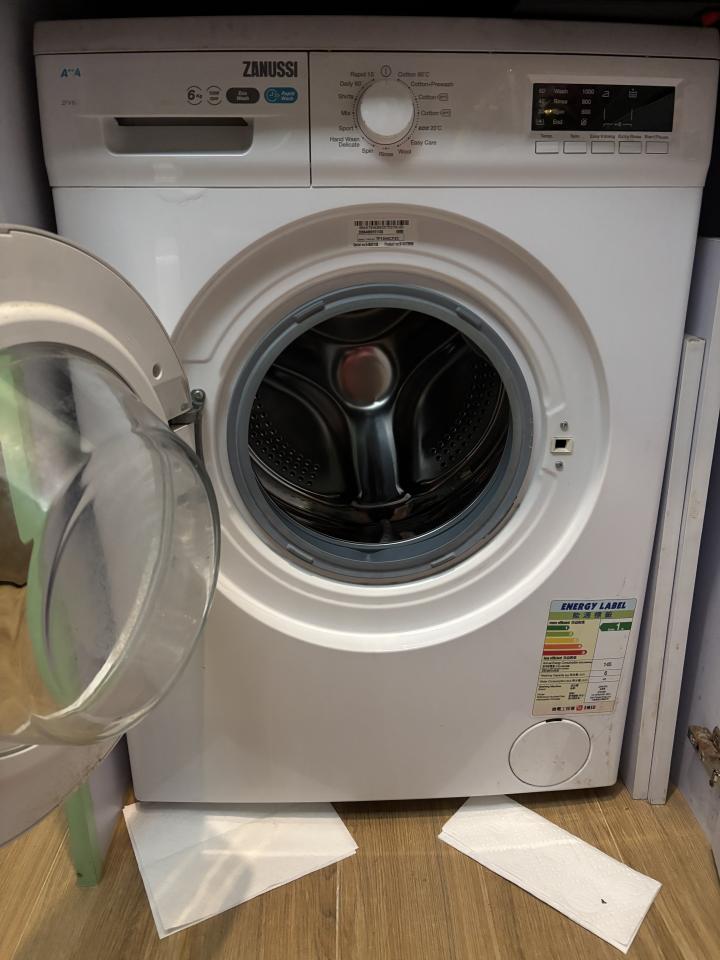 洗衣機清洗工作照片