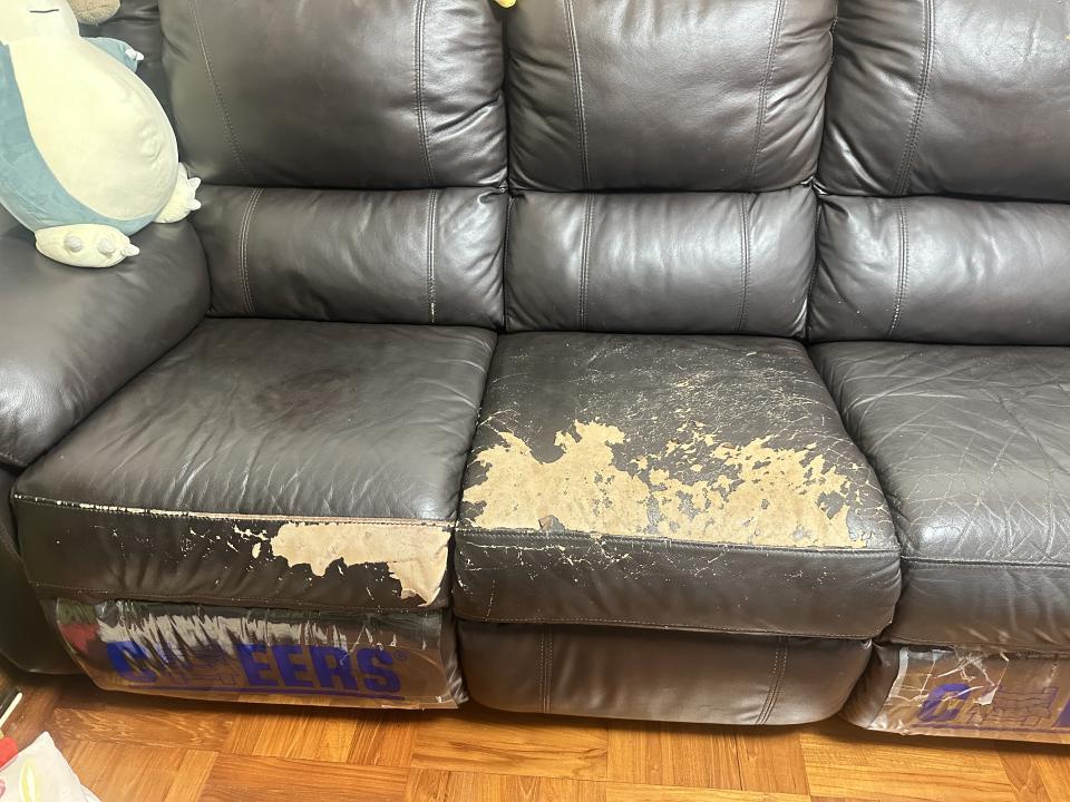 梳化清潔工作照片