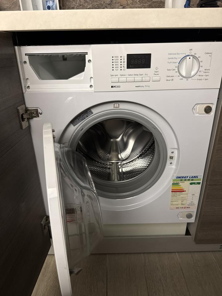 洗衣機清洗工作照片