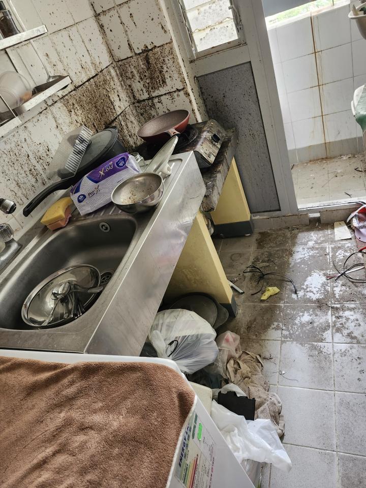 廚房清潔工作照片