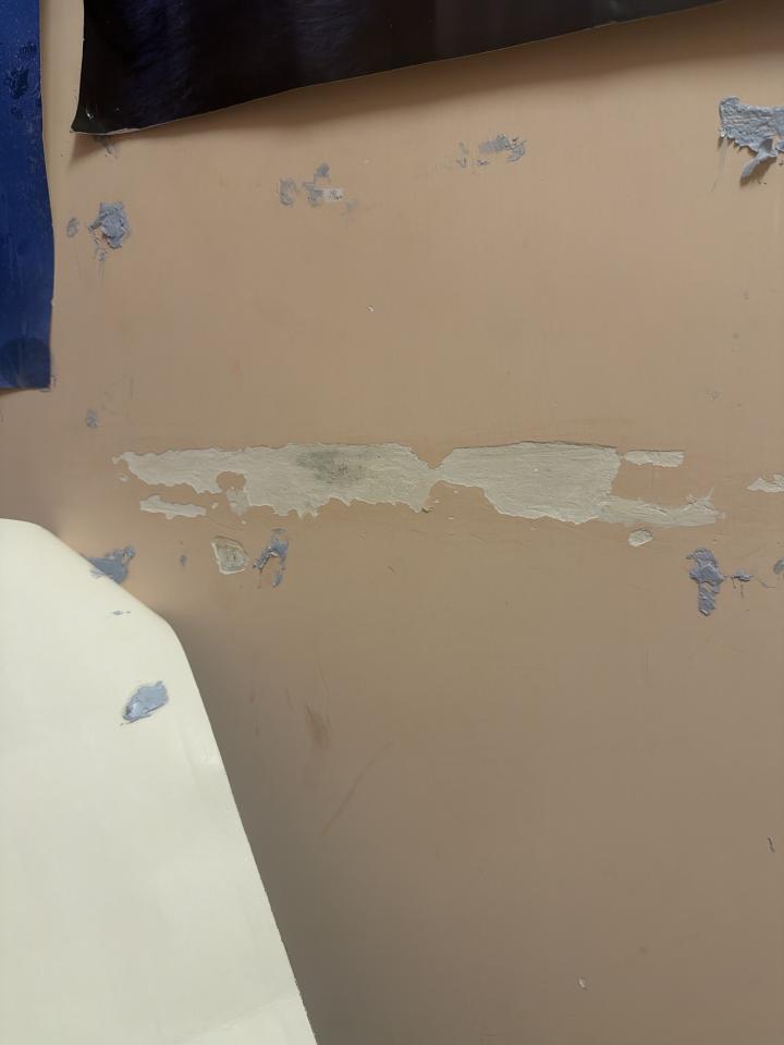 牆紙工程工作照片