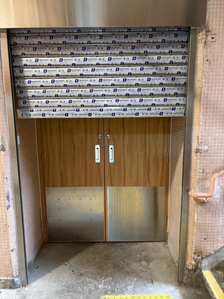 捲閘維修工作照片