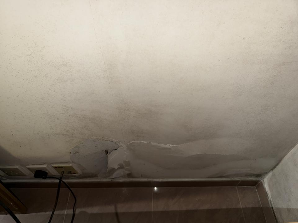 石屎剝落修補工作照片