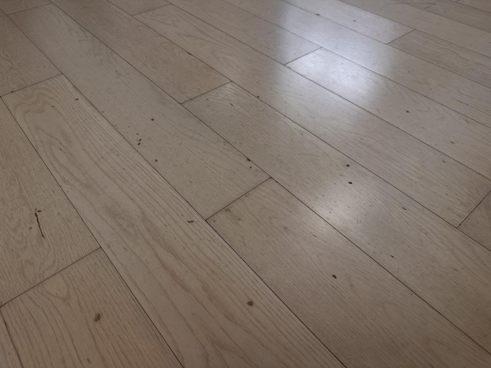 木地板打磨翻新工作照片