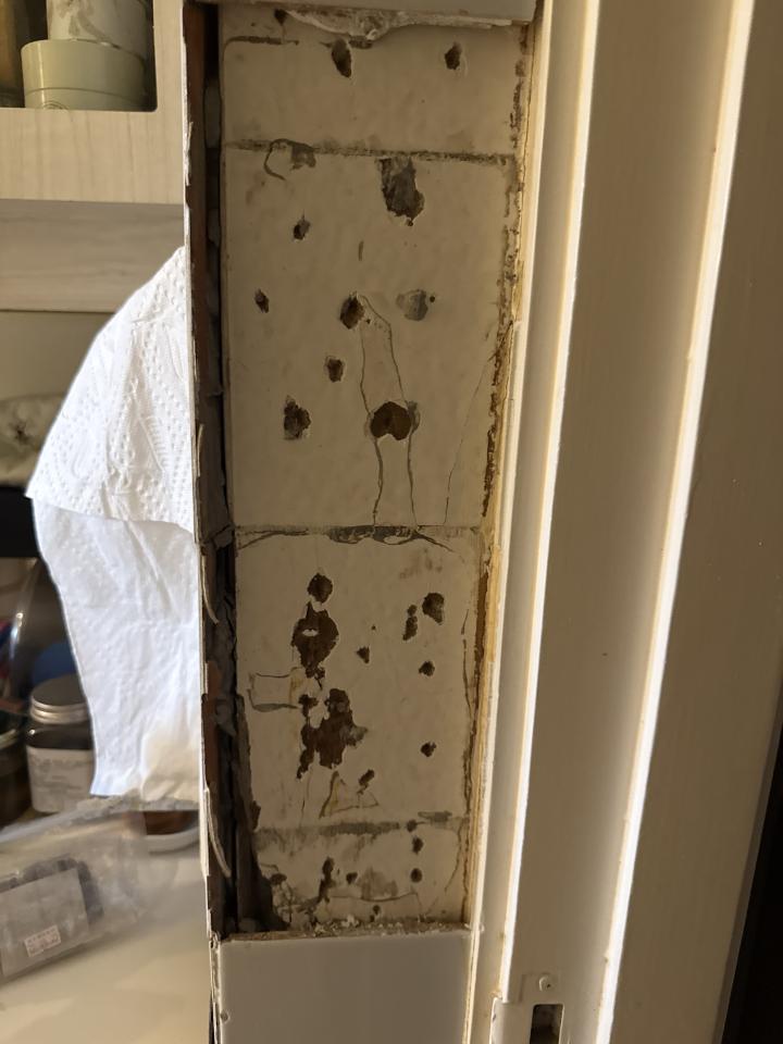 磁磚維修工作照片