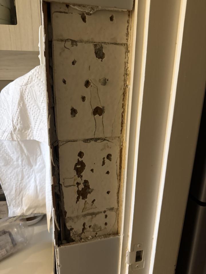 磁磚維修工作照片