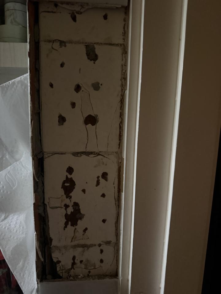 磁磚維修工作照片