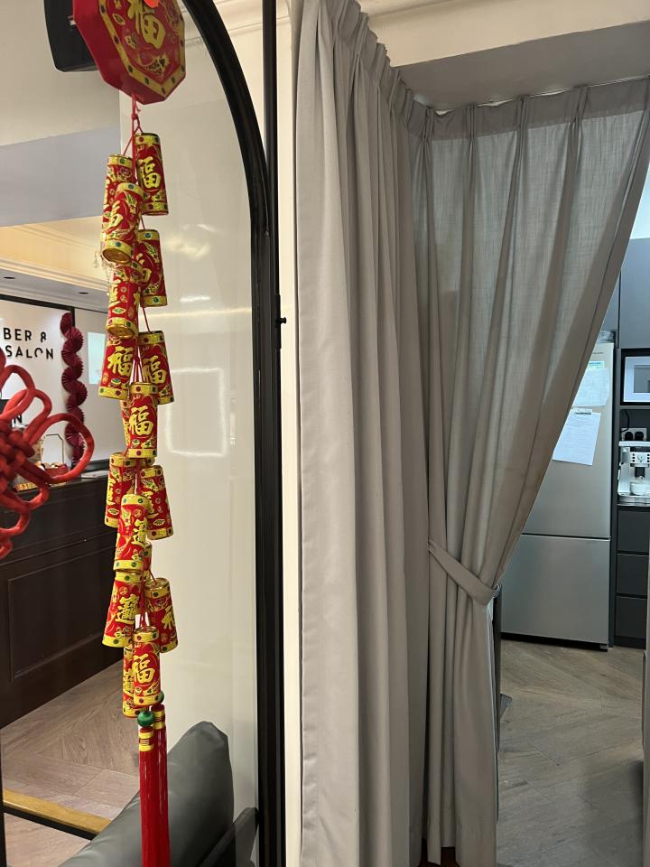 窗簾清潔工作照片