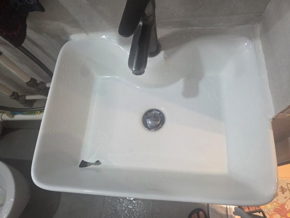 洗手盆安裝工作照片