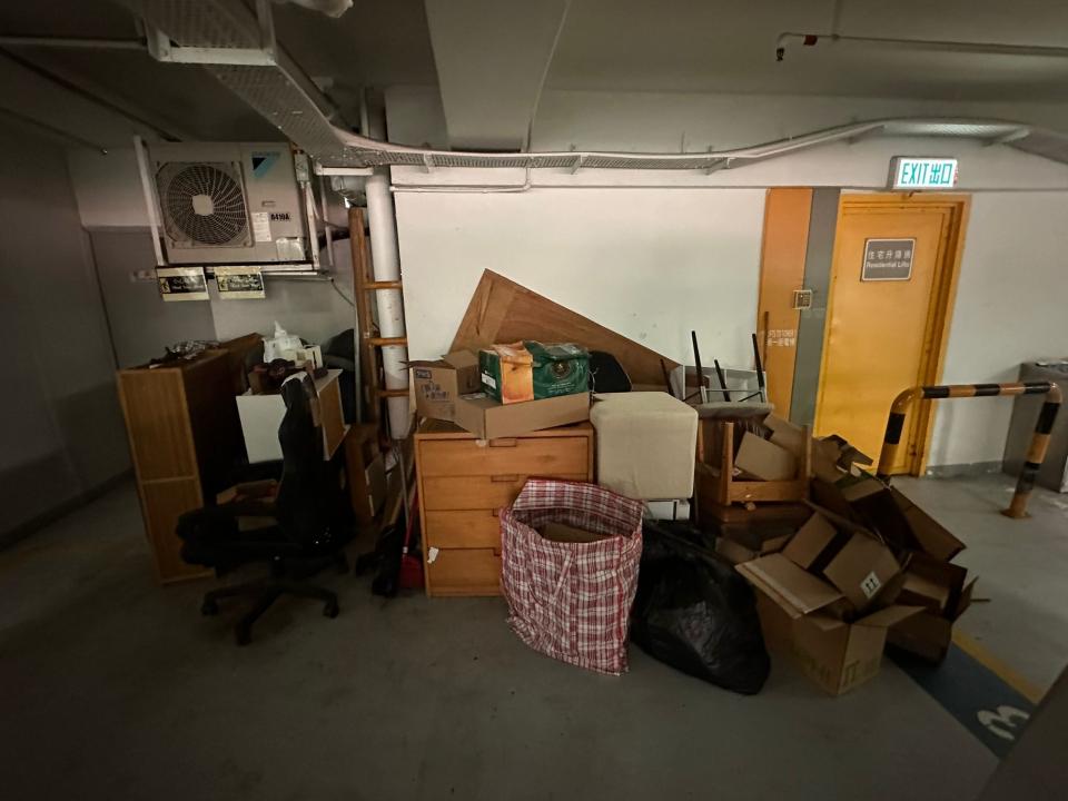 大型垃圾處理工作照片