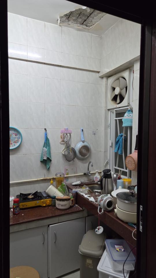 石屎剝落修補工作照片