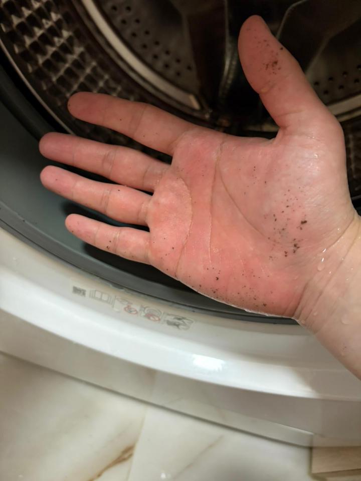 洗衣機清洗工作照片