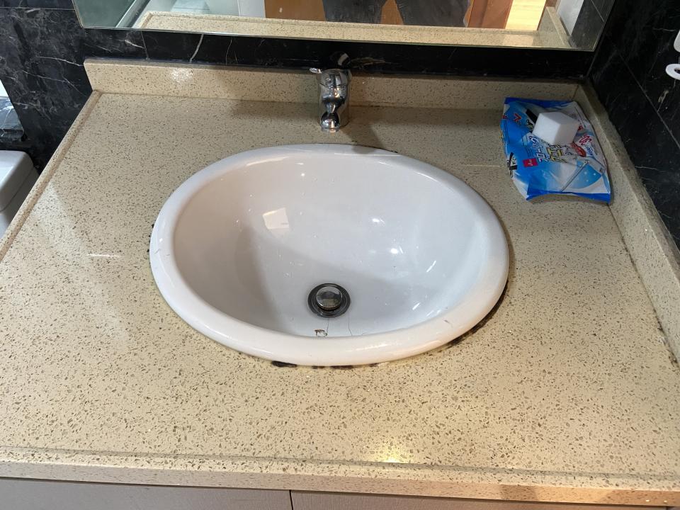 洗手盆安裝工作照片