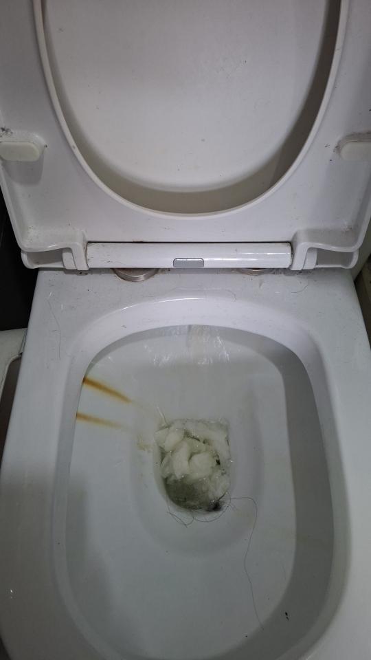 馬桶安裝工作照片