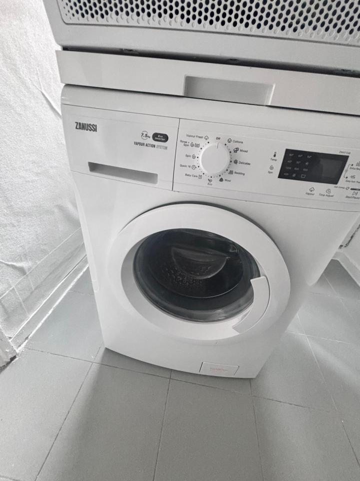 洗衣機清洗工作照片