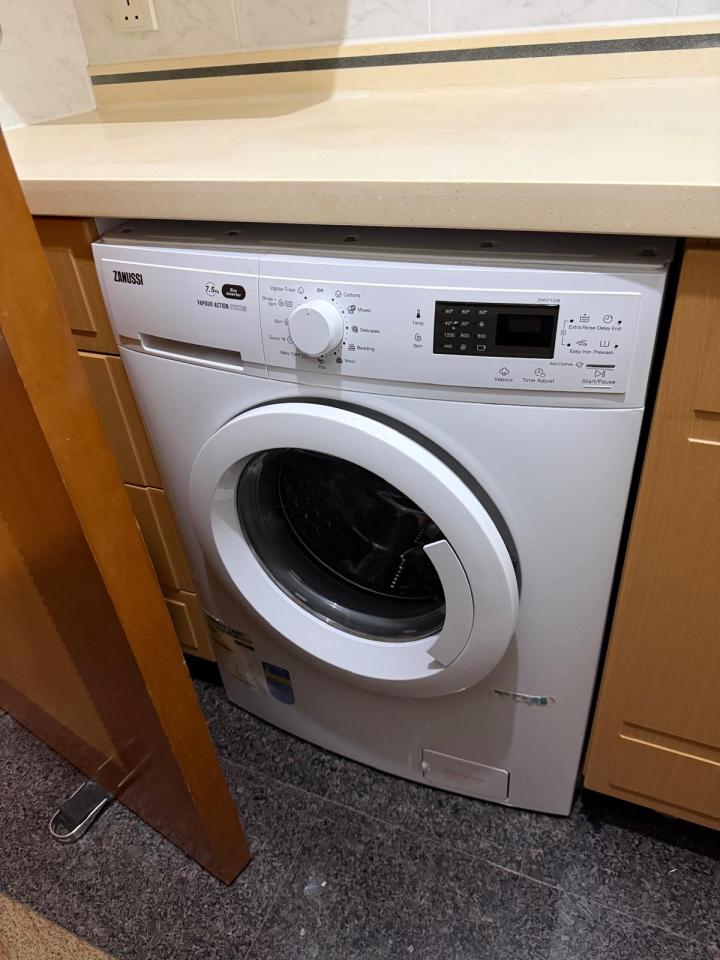 洗衣機清洗工作照片