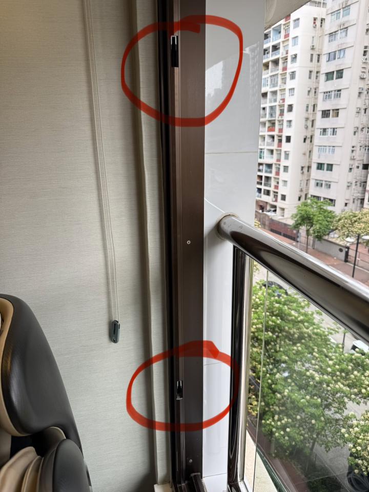 鋁窗維修工作照片