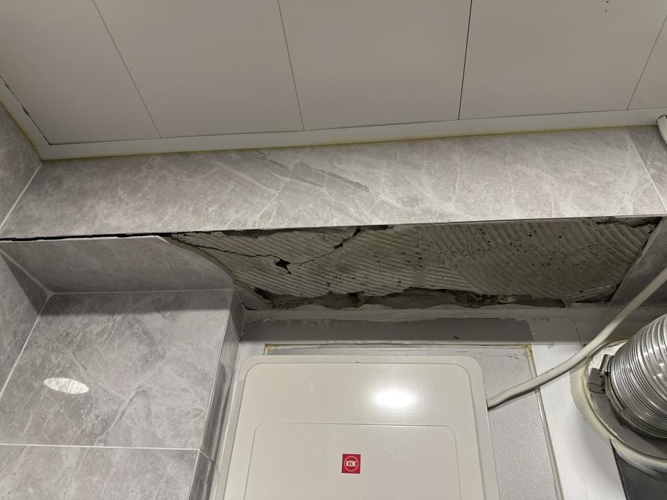 磁磚維修工作照片