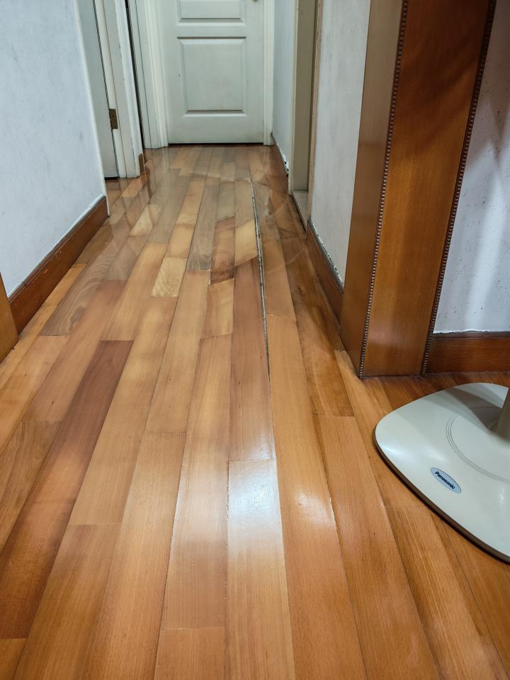 地板維修工作照片