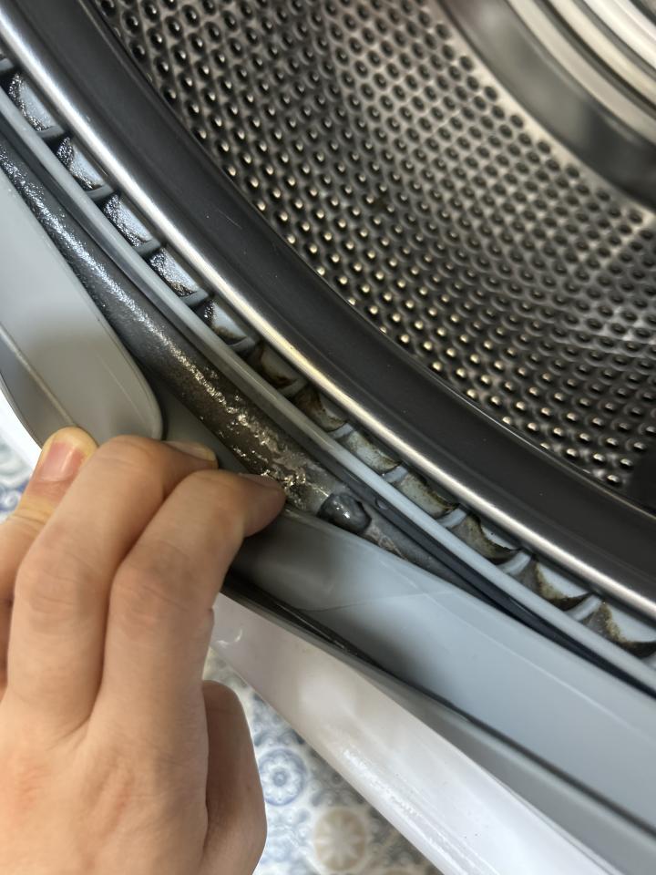 洗衣機清洗工作照片