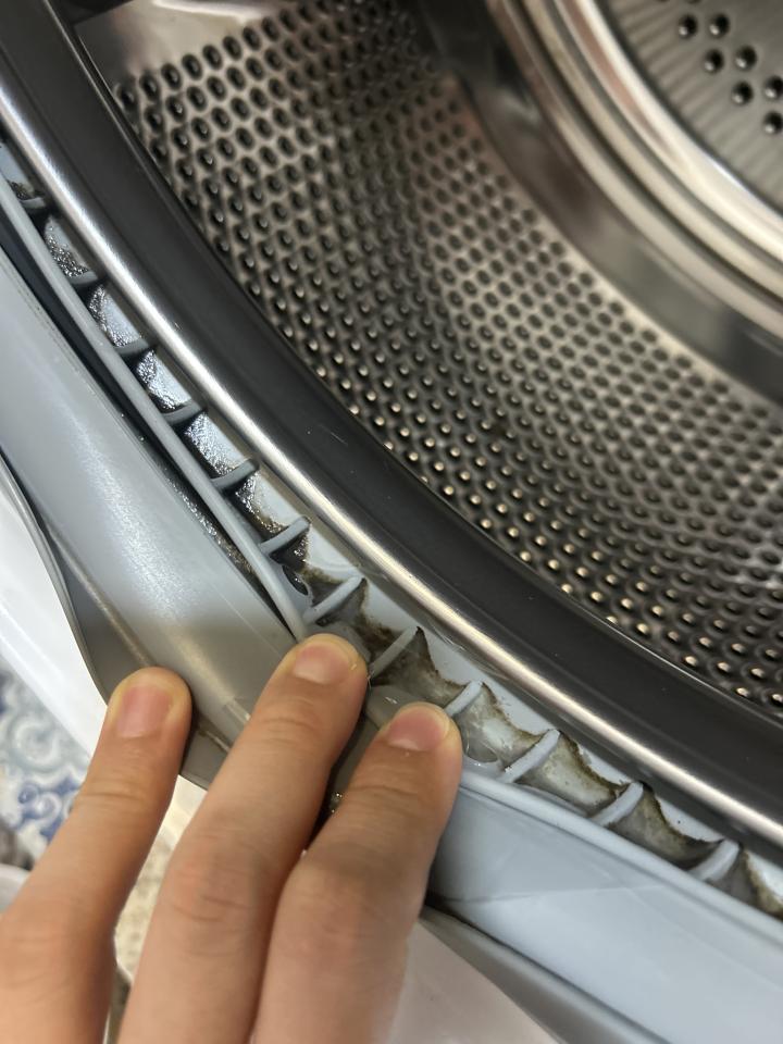 洗衣機清洗工作照片