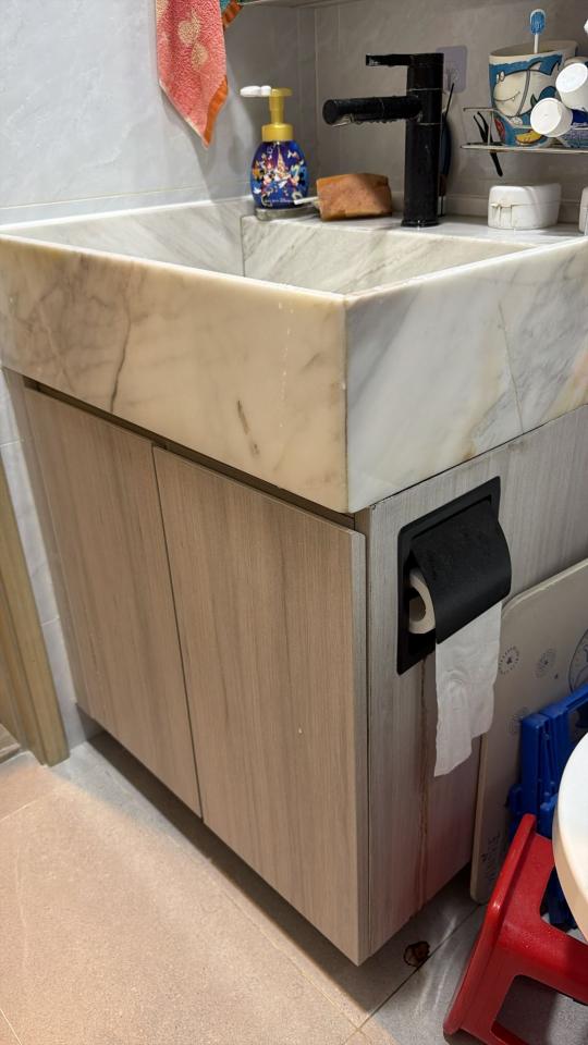 洗手盆安裝工作照片