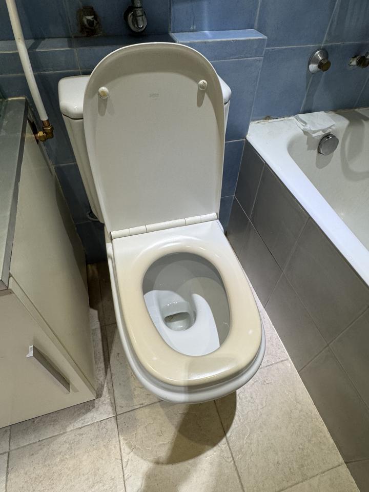 馬桶安裝工作照片