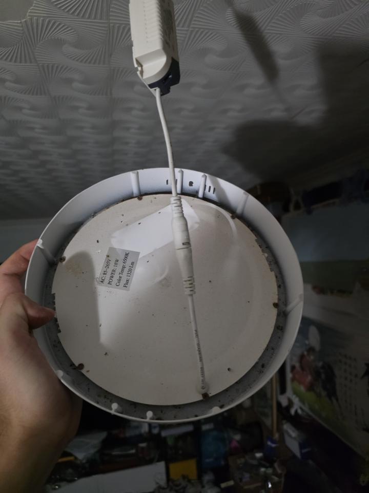 風扇燈安裝工作照片